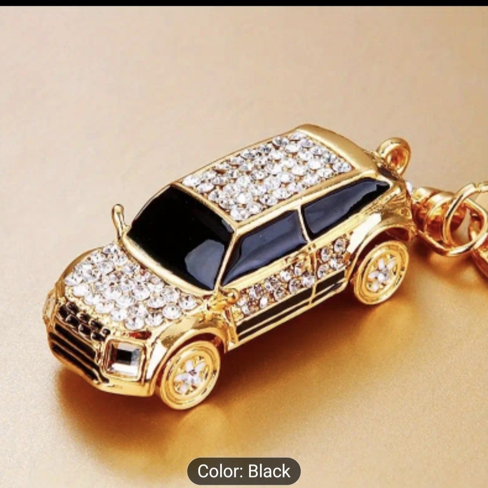 🧡NEW!Elegant gold and black charm accessory🚙